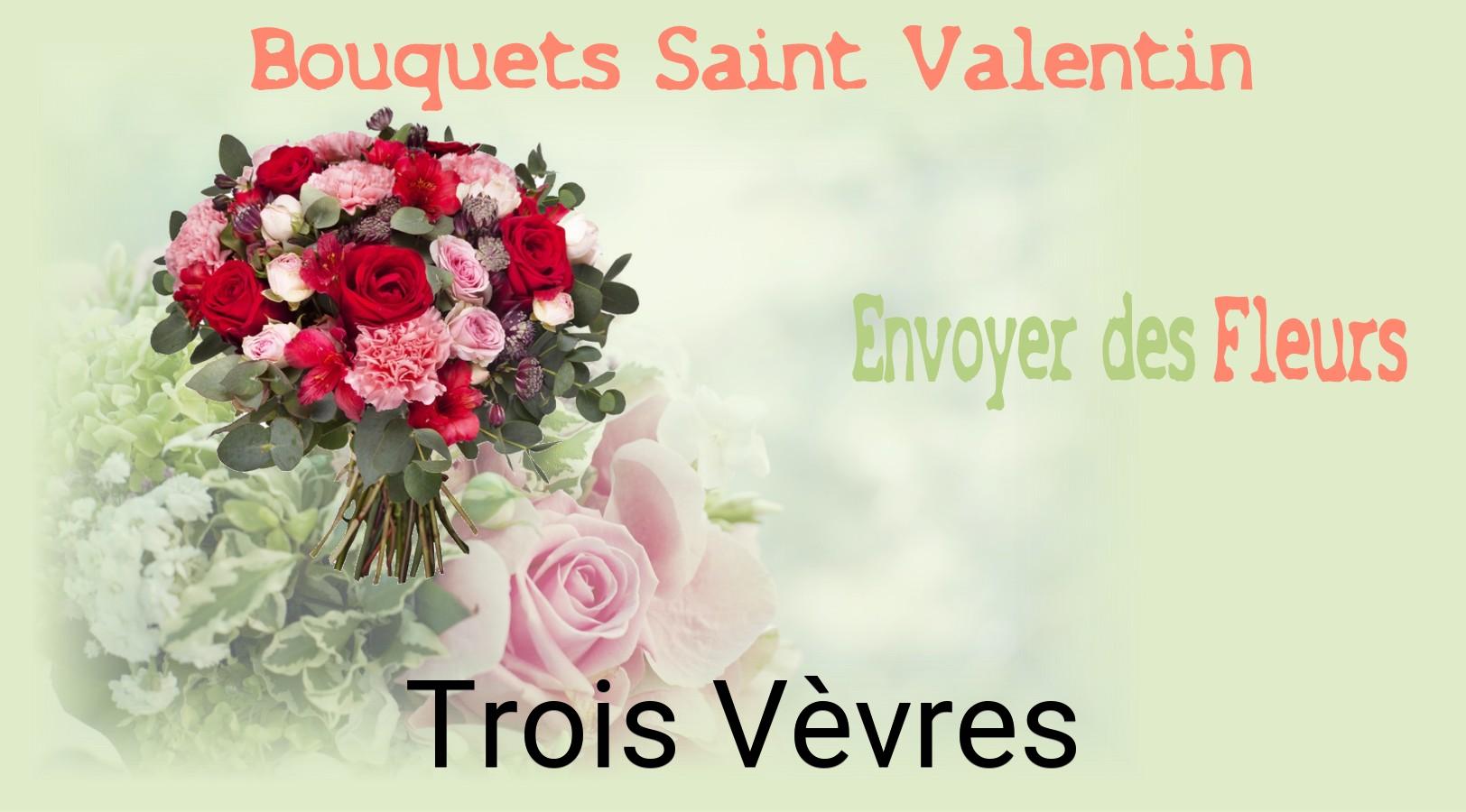 Roses de Saint-Valentin livrées à Trois-Vèvres